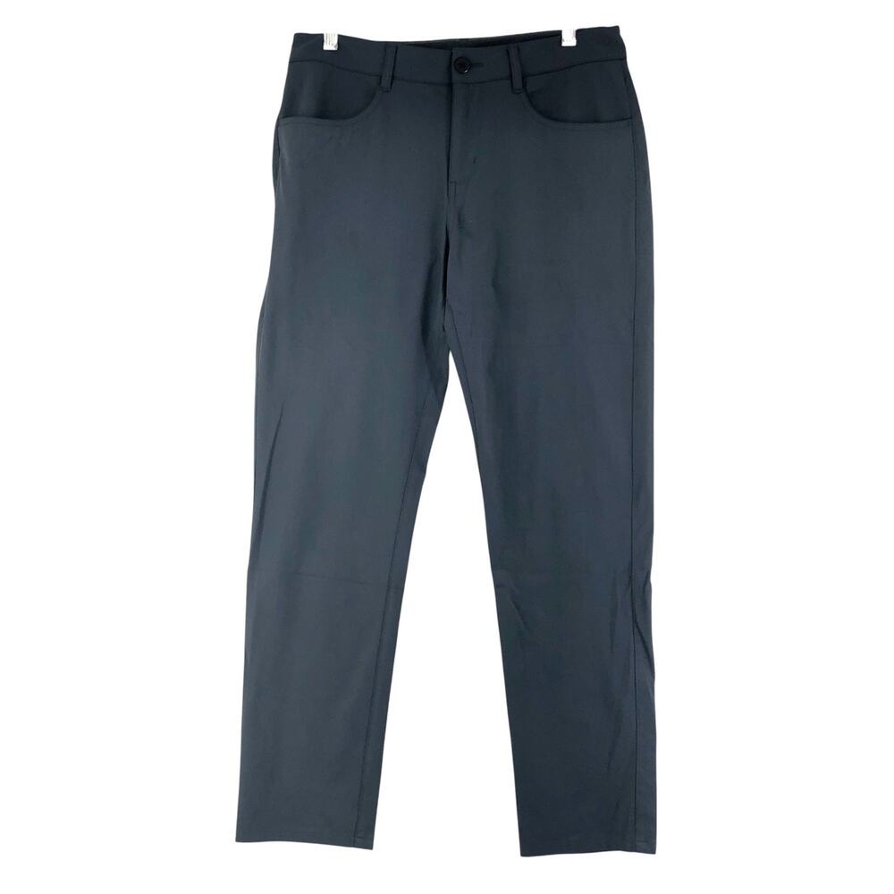 Vuori Pants Mens 30 Meta Dark Gray Performance Stretch Slim Straight Active Golf